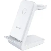 Choetech T608 15W Inductive Charging Station 3W1 - Blanc