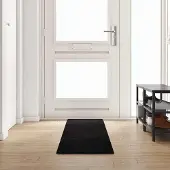 Syfax Tapis Couloir Noir 50 x 300 cm