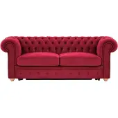 Wintech Chesterfield Max Borneo – Canapé trois places convertible avec sommier-Velluto 7-aveo