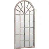 Syfax Miroir de jardin sable 90x45 cm Fer