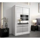 Minio Armoire 120 cm ROMA 2 blanc
