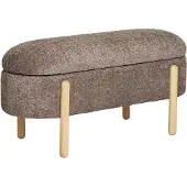 Zesso House Collection Bouclé Hocker Stellan Braun