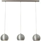 Masterlight Lampe de Table à manger Concepto 3x20 gris métallisé