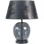 Highlight Lampe de table Apple noir avec verre fumé Ø 38cm