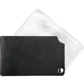 Eschenbach Loupe pour cartes bancaires noire visoPOCKET 2,5x cuir