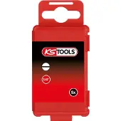 Ks Tools 1/4 bit à fente,75mm,6mm,paquet de 5, 911.7736