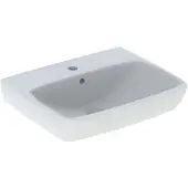 Geberit Selnova Square - lavabo 550x440 mm, avec trop-plein, 1 trou pour robinet, blanc alpin 500.290.01.7