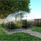 BAUMERA Serre KLASIKA TUBE 3x2m avec fondations et polycarbonate 4mm ;
