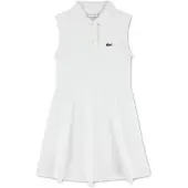 Lacoste 347496 Sleeveless Dress Blanc 4 Years Fille