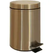 Sapho Poubelle de douche HOTEL en acier 17cm / 3L-Acier bronzé-17 ---Acier bronzé
