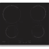 Candy Timeless CH64XB Plaque de cuisson en céramique encastrable 4 feux Noir