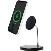 BigBen Interactive Station de charge sans fil 15W Qi Stand 2 zones Smartphone + Truewireless Noire Bigben