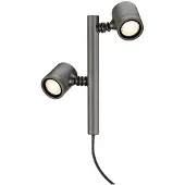 SLV NEW MYRA 2 têtes de lampe, anthracite, GU10, max. 2x4W, IP44