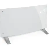 Klarstein Radiateur Electrique à Faible Consommation d'Energie, 2000W Chauffage Electrique d'Intérieur avec Thermostat, Portable, Chauffage Mural, Chauffage d'Appoint, Radiateurs, Pieds en Aluminium
