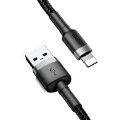 Baseus Câble Lightning Usb Cafule 1,5A 2M (Szaro-Czarny)