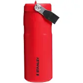 Stanley Bouteille isotherme - - IceFlow Bottle Flip Straw 2.0 - 0,47 L - Acier inoxydable recyclé - Isolation sous vide AeroLight