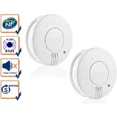 Smartwares Pack de 2 détecteurs de fumée
