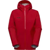 Mammut - Veste de randonnée imperméable en GORE-TEX ePE - Crater Light HS Hooded Jacket Men Dark Red - Taille M - Rouge