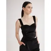 4TAILORS Haut 'Scarlet' noir