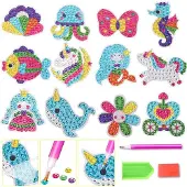 MAKSIK IMPORT Kit créatif de broderie en diamant, mosaïque 5D, peinture en diamant, perles