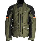 Acerbis Veste de moto en textile imperméable X-Rover, vert/orange, 3XL