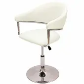 Mendler Tabouret de bar, chaise lounge COMO crème