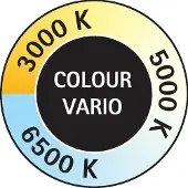 MAUL Lampe à accu MAULsally LED 3.000 - 6.500 K dimmable Pied noir