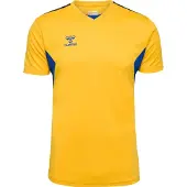 Hummel T-Shirt fonctionnel bleu marine / jaune