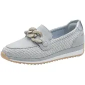 Jana Chaussure basse bleu clair / gris