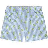Pockies Boxers 'Goodlife' bleu clair / jaune citron / vert clair / blanc