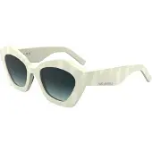 Karl Lagerfeld Lunettes de Soleil - - KL6199S - Acétate - Blanc - Carré