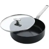 Greenpan Evolution Poêle Paysanne avec Couvercle 26 cm Noir