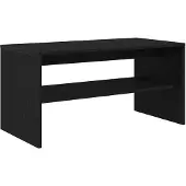 vidaXL Armoire TV noir aspect chêne 80x40x40 cm Bois composite
