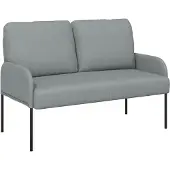 vidaXL Canapés avec coussin 110cm Gris clair Contreplaqué