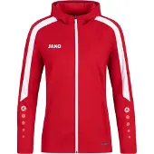 Jako Veste à capuche Power Femme - Rouge