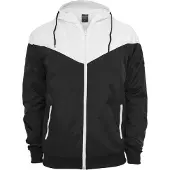 Urban Classics Veste mi-saison 'Arrow' noir / blanc