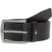 Tommy Hilfiger Ceinture 'Denton Pebble 4.0' noir