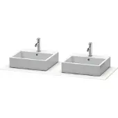 Duravit Console XSQUARE avec 2 découpes 16x1400x550mm blanc ma