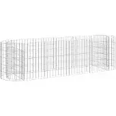 vidaXL Gabion -Pflanzer hob 190x50x50 cm galvanisé Eisen