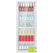 Bomann Réfrigérateur à porte vitrée KSG 7292, blanc, 235 l, , blanc
