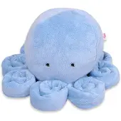 Bobono OCEANFISK XXL Peluche en Minky Doux - Bleu