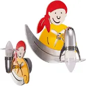 Nowodvorski Lighting Applique Murale Nowodvorski Pirate Yellow 4717 Yellow