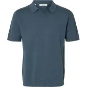Selected T-Shirt 'SLHMattis' bleu fumé