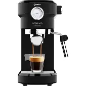 Cecotec Machine à café Express Cafelizzia 790 Steel Pro. Acier Inox, Système Thermoblock, 20Bars, Mode Auto pour 1 et 2 Café(s)