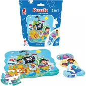 Roter Käfer Puzzle dans une pochette stand-up "2 en 1. Pirates" RK1140-04