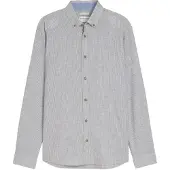 Tom Tailor Chemise gris / blanc