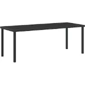 vidaXL Table de jardin noire 200 x 80 x 73 cm Métal