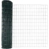 vidaXL Clôture Euro, 1,2 x 10 mètres, fer revêtu de PVC, couleur verte
