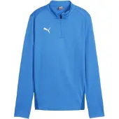 Puma Femmes, Pull-over, teamGOAL Training 1/4 Zip Top Wmn, Bleu, (L)