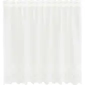 vidaXL Rideau en Dentelle avec des rideaux Blanc 80 x 150 cm Polyester
